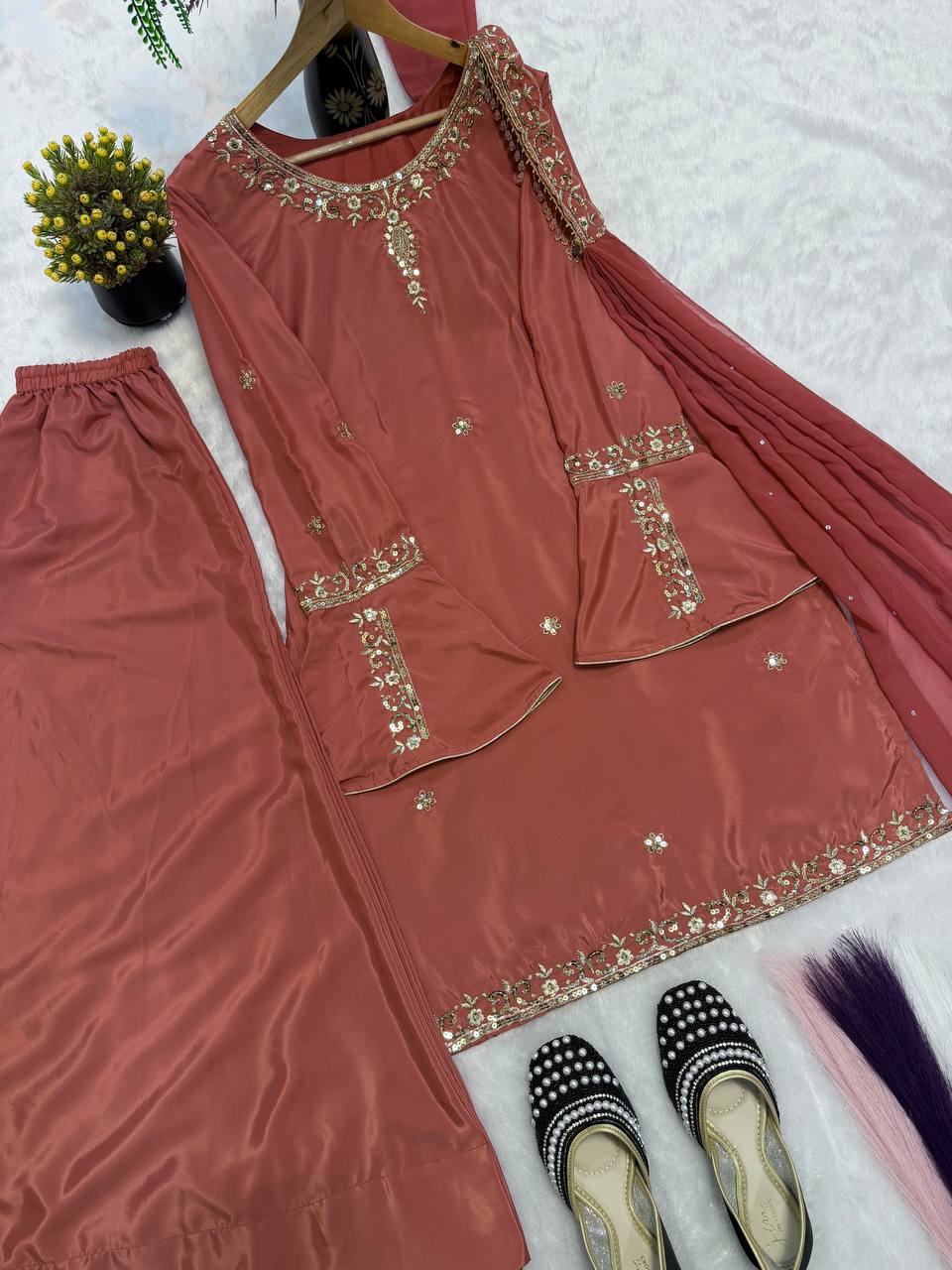 Modern Sienna Bell-Sleeve Silhouette
